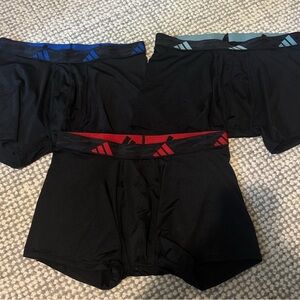 Adidas Men's Boxer Briefs with Color Accents